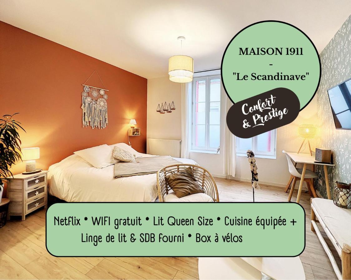 Appart Le Scandinave - Maison 1911 - Confort & Prestige Gien Exteriör bild